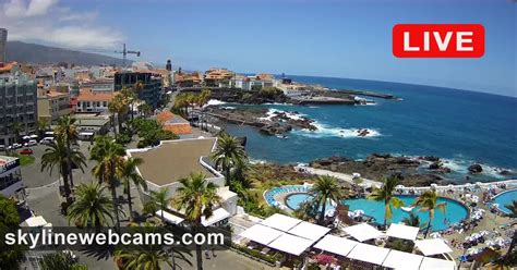 webcam puerto de la cruz|costa adeje webcam duque.